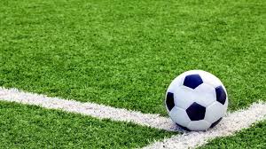 Soccer ball on turf