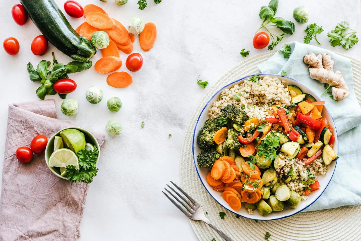 Diets are often salads.