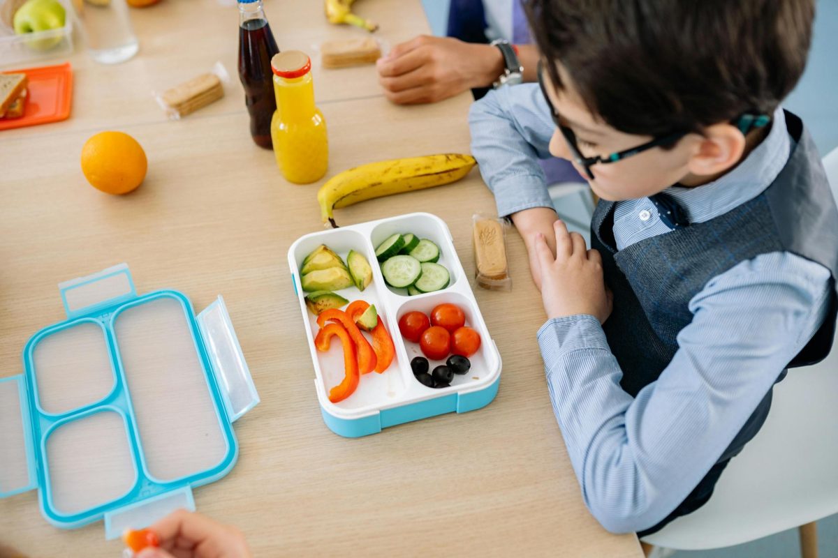 Some students enjoy lunch from home because they can control what they eat. 